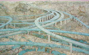 Many rivers, Matthew Cusick, 2009